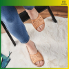 Damskie Pantofle Skórzane Góralskie Slippers
