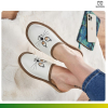 Skórzane klapki damskie kotki Slippers