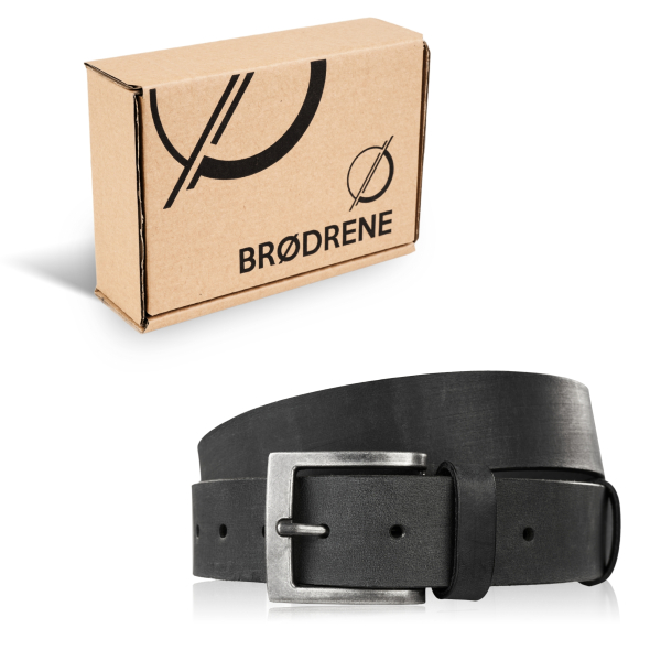 Pasek do Spodni Męski OPM-13 Brødrene Czarny