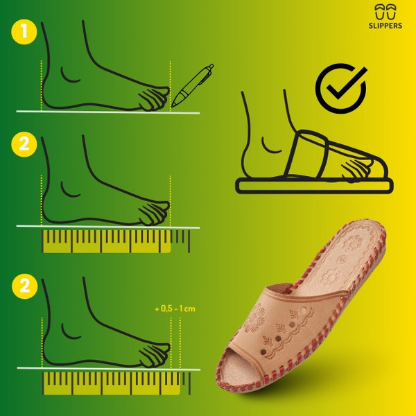 Skórzane klapki damskie kotki Slippers
