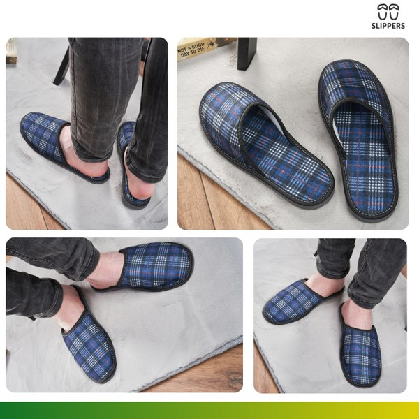 Slippers Męskie Domowe Kapcie