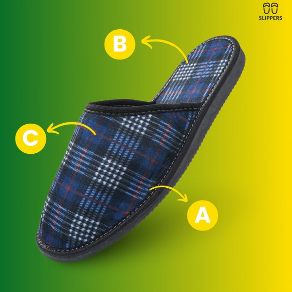 Slippers Męskie Domowe Kapcie