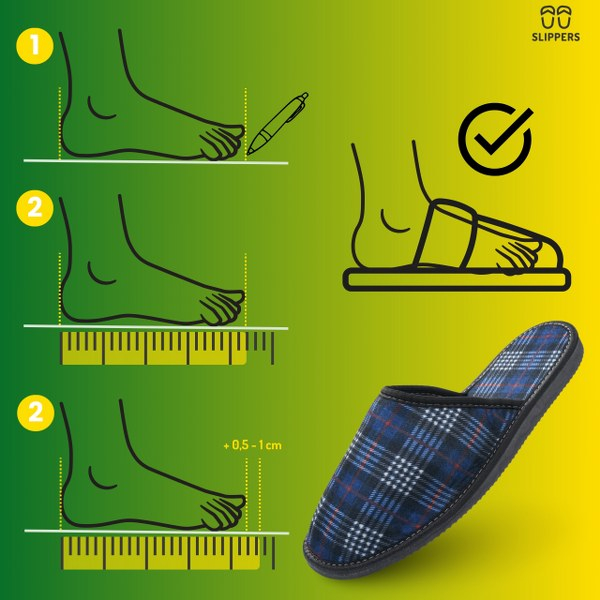 Slippers Męskie Domowe Kapcie