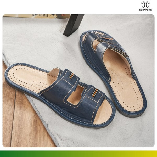Slippers Męskie Domowe granatowe