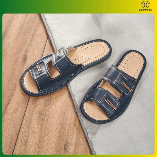Slippers Męskie Domowe granatowe