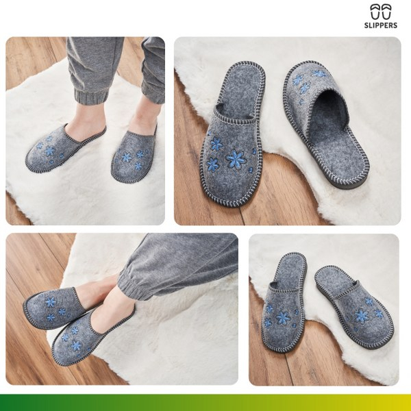 Klapki damskie Slippers pantofle domowe