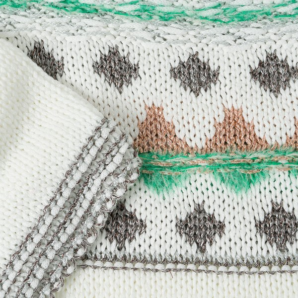 Pastelowy Sweter Damski z Długim Rękawem PaMaMi Zielony