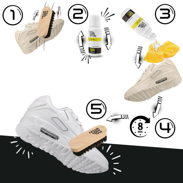 Biały Renowator Butów Palmerston FlashWhite 75g