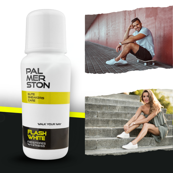 Biały Renowator Butów Palmerston FlashWhite 75g
