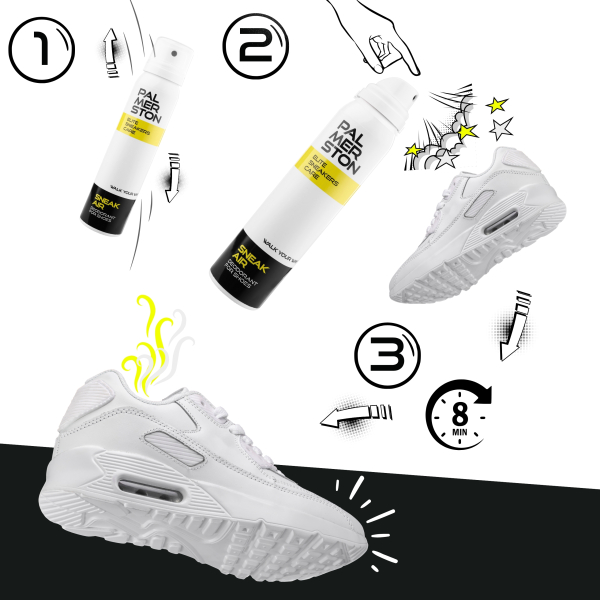 Dezodorant do Butów z Jonami Srebra Palmerston SneakAir 100 ml