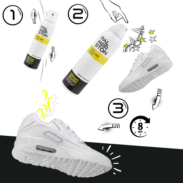 Dezodorant do Butów PALMERSTON KixAir Silver 150 ml